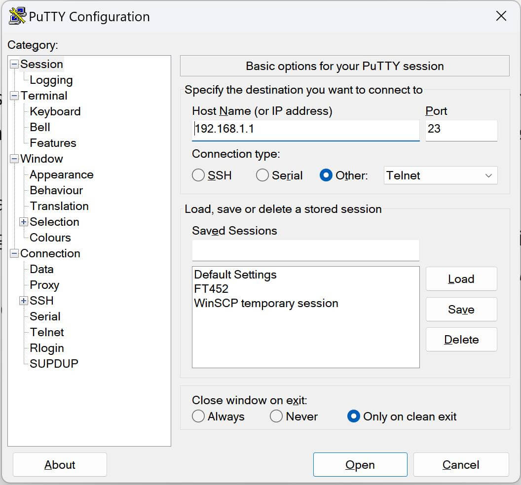 PuTTY Config tool