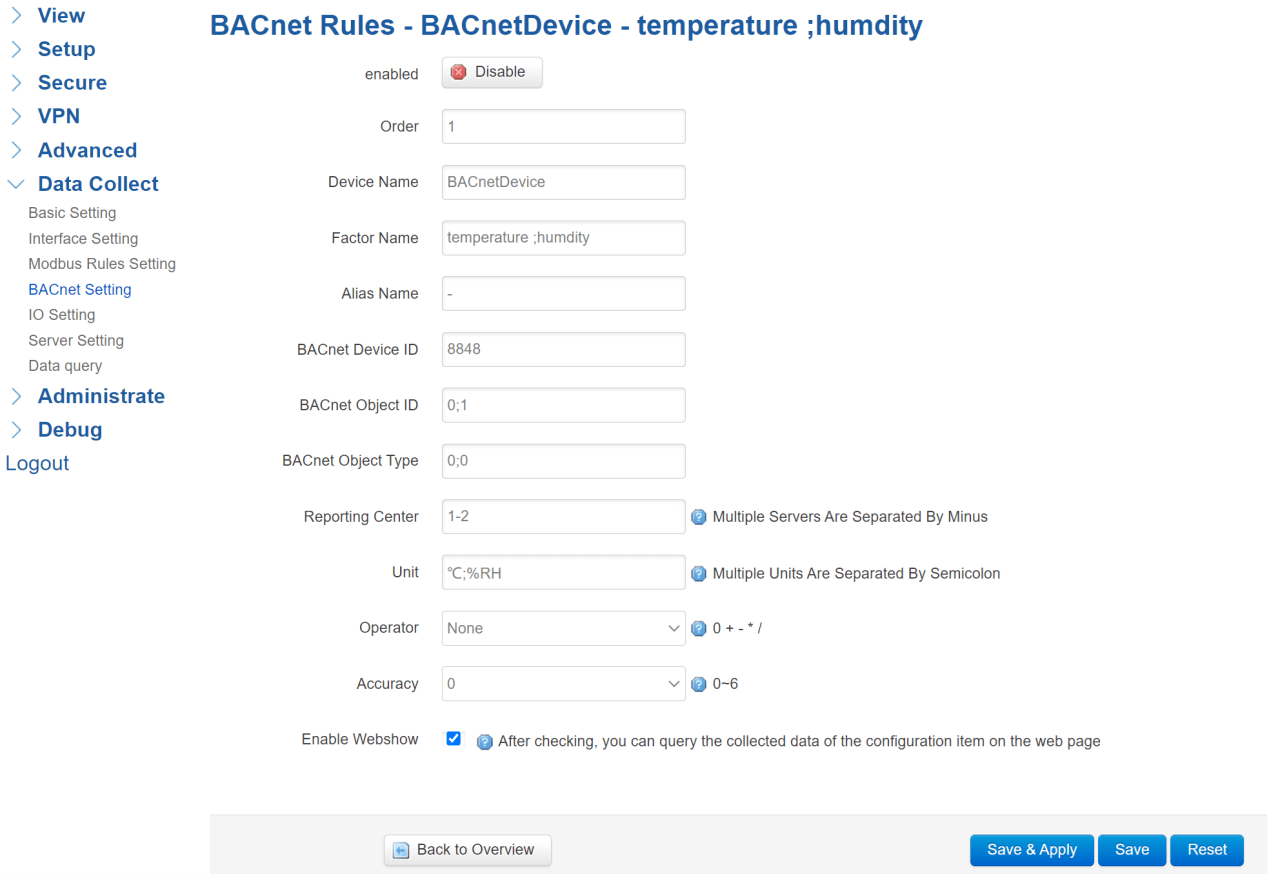 BACnet of IoT Gateway16